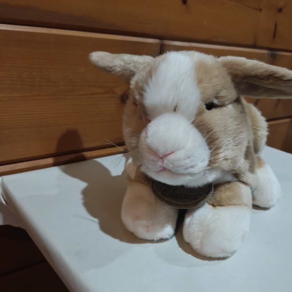 Yomiko Classics Plush 12" Dutch Rabbit Brown White Bunny E2 - Picture 2 of 5
